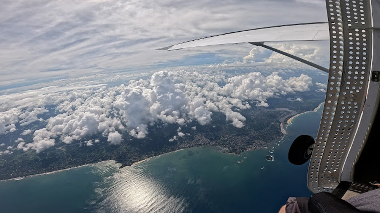 Skydiving from Bentota