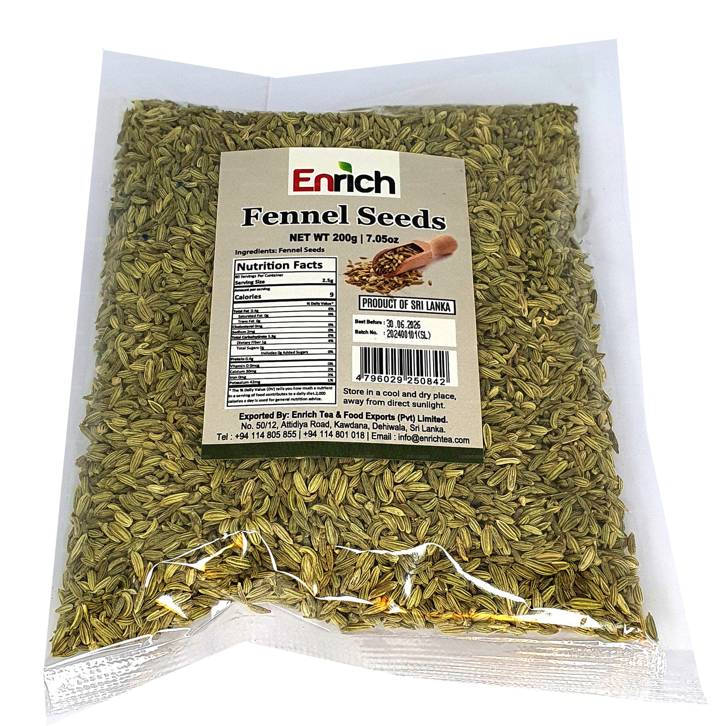 Enrich Fennel Seeds (200g)