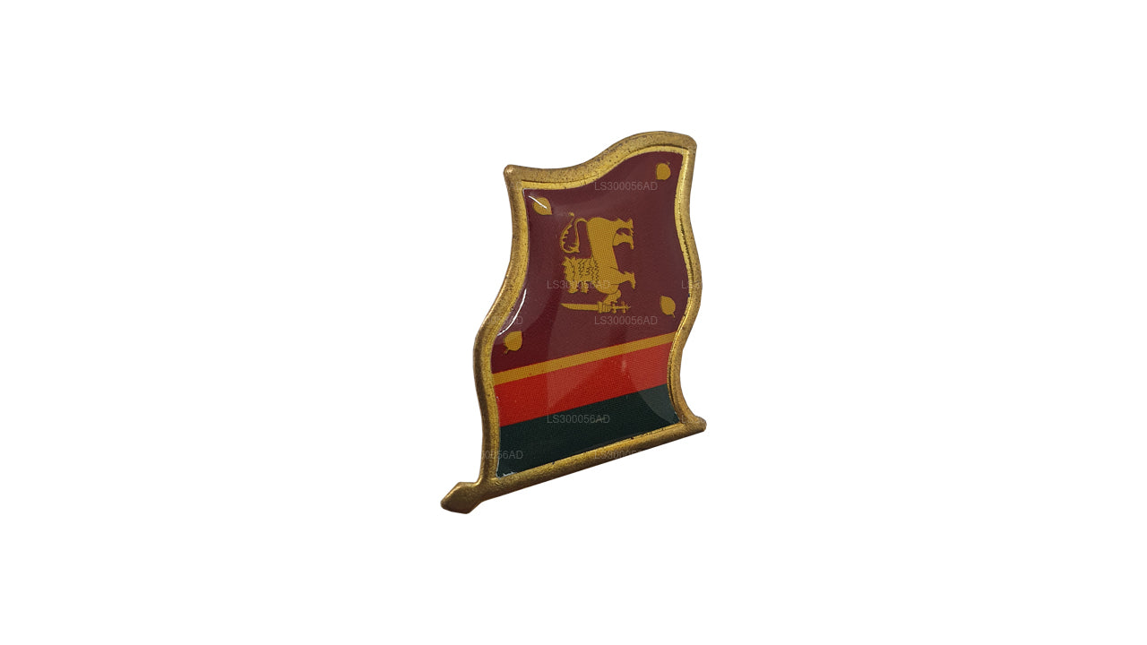 Sri Lankan National Flag Lapel Pin (Design C)