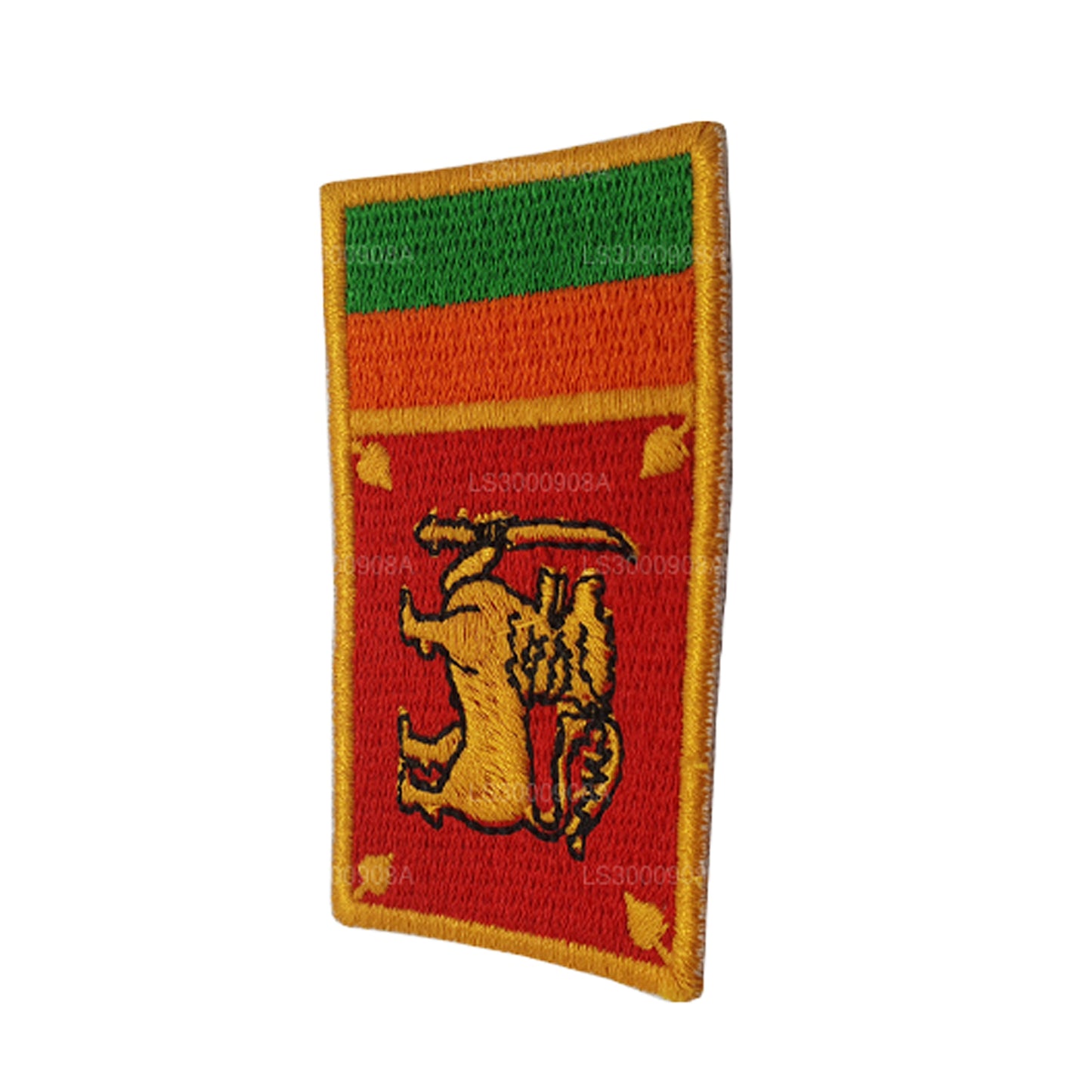 Sri Lankan National Flag Fabric Badge (Design A)