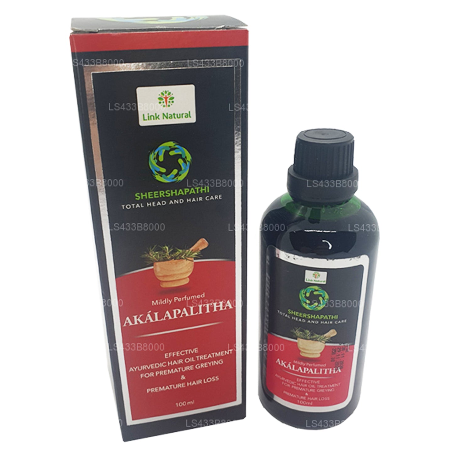 Link Natural Akalapalitha Ayurvedic Hair Oil (100ml)