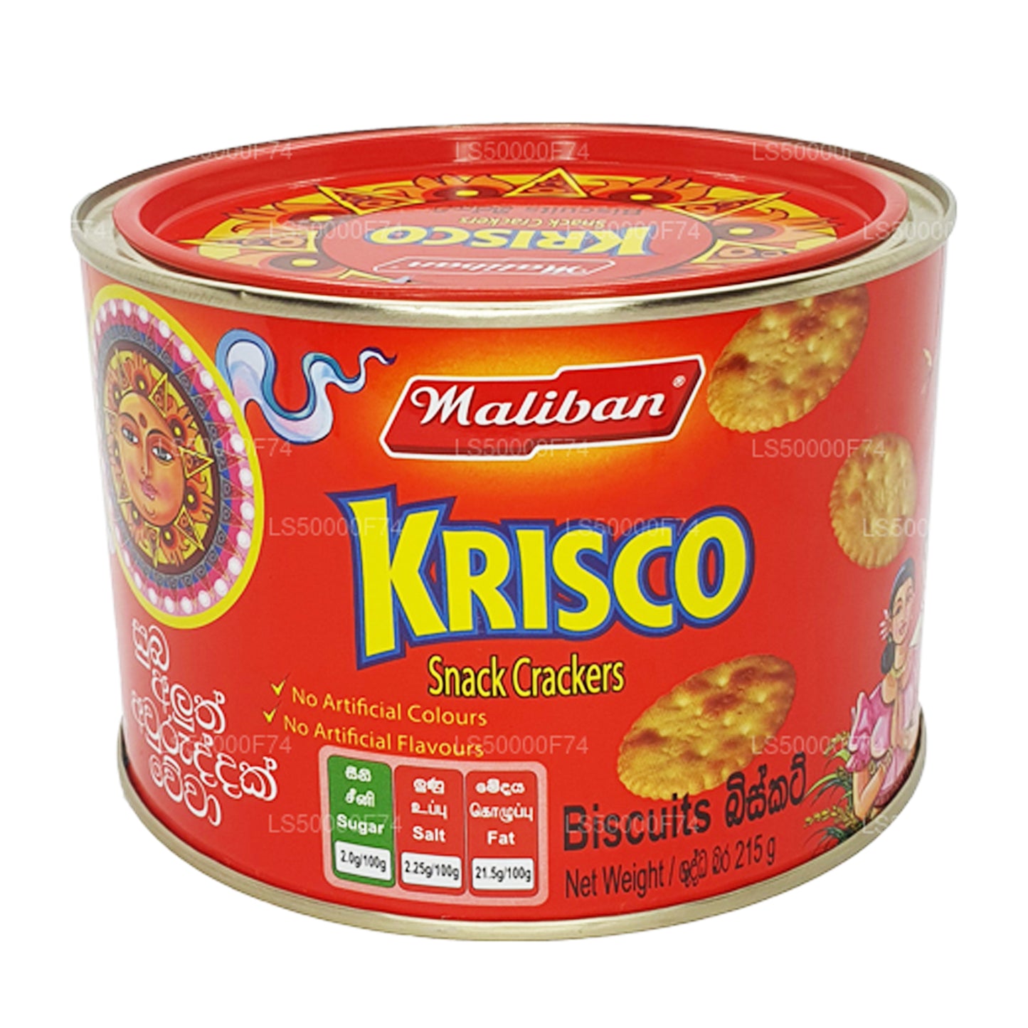 Maliban Krisco Snack Crackers Biscuits (215g)