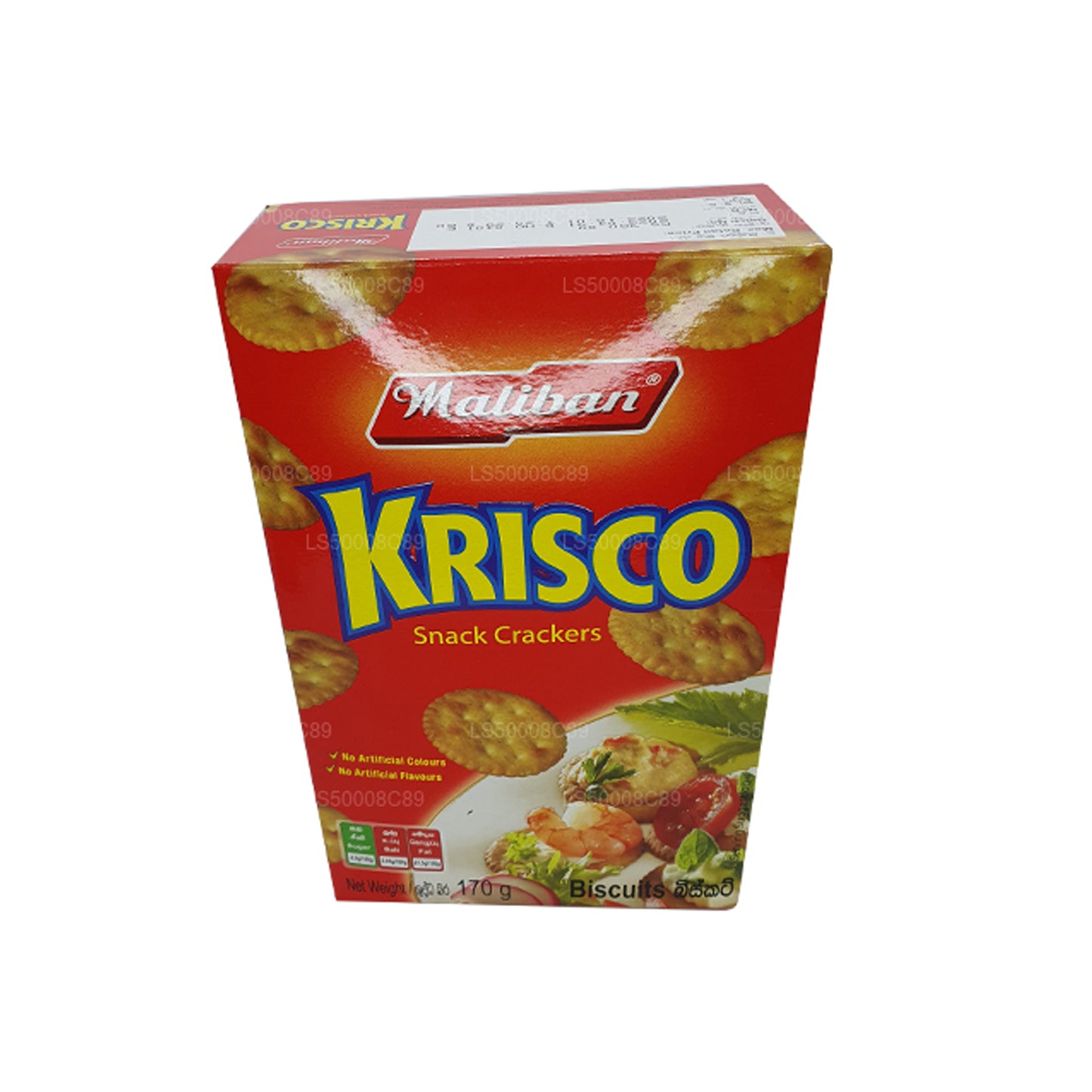 Maliban Krisco Snack Crackers Biscuits (170g)