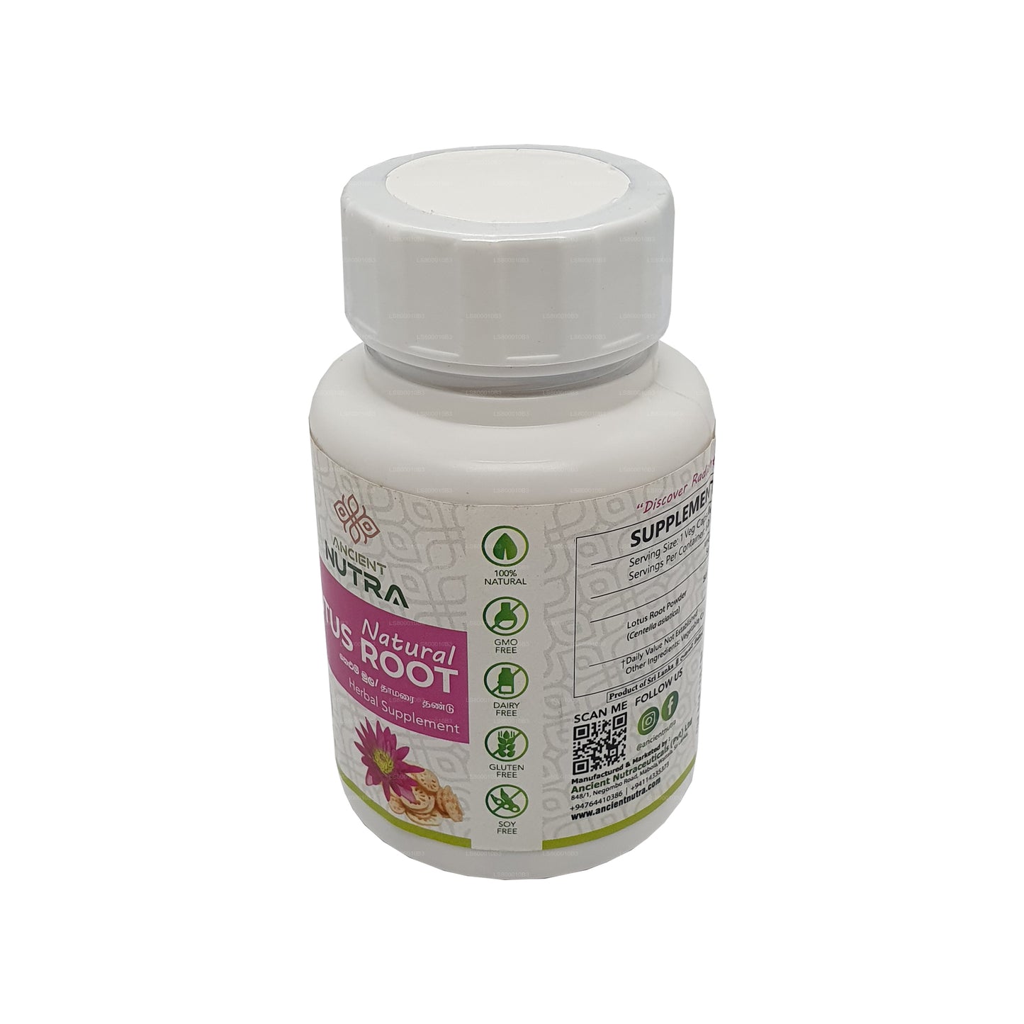 Ancient Nutra Lotus Root (60 Capsules)