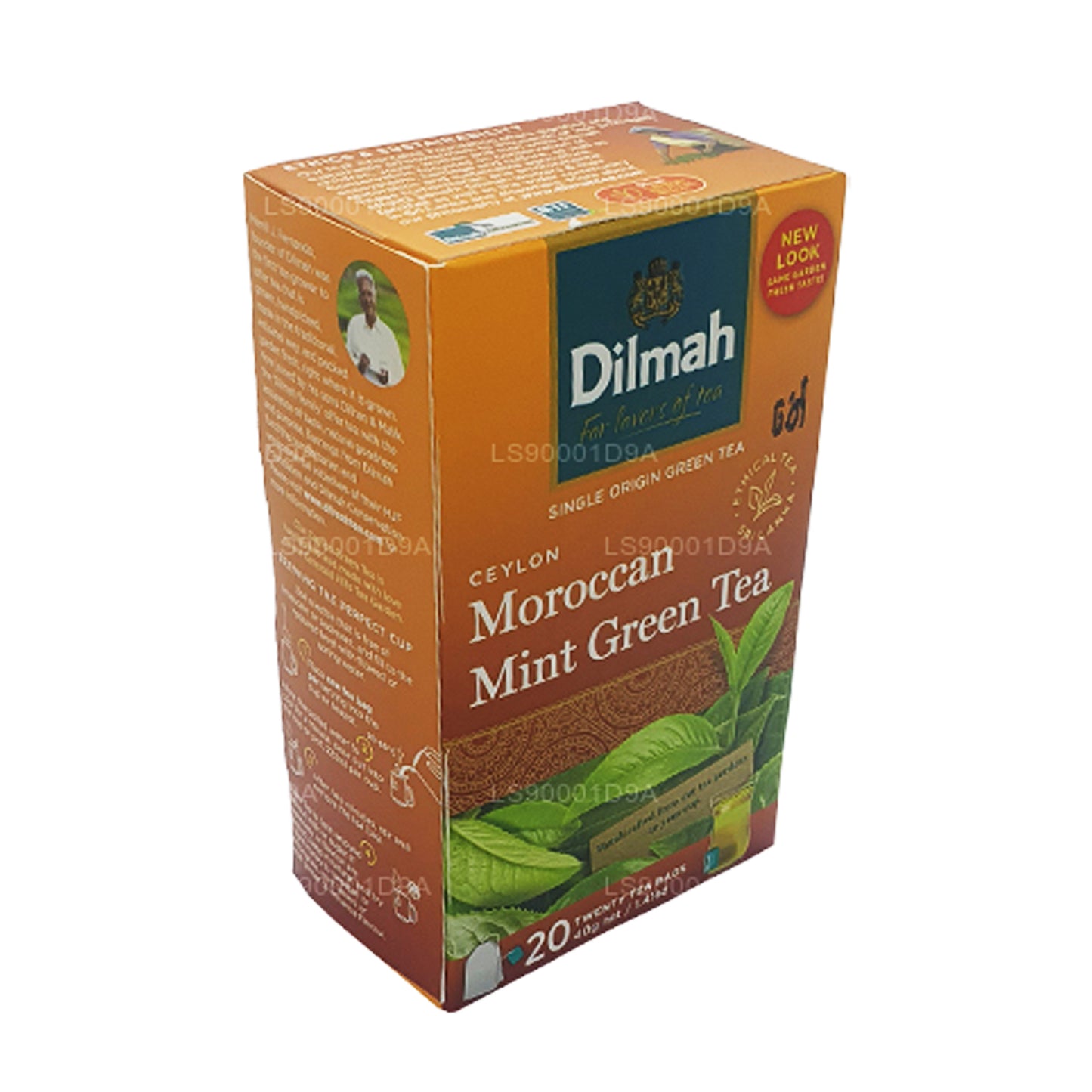 Dilmah Ceylon Moroccan Mint Green Tea (40g) 20 Tea Bags