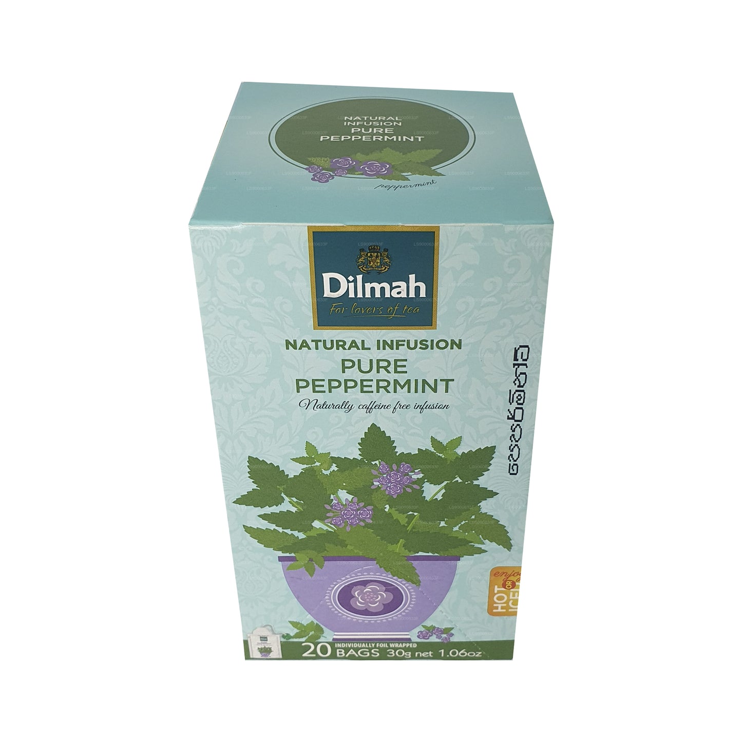 Dilmah Natural Infusion Pure Peppermint (30g) 20 Tea Bags