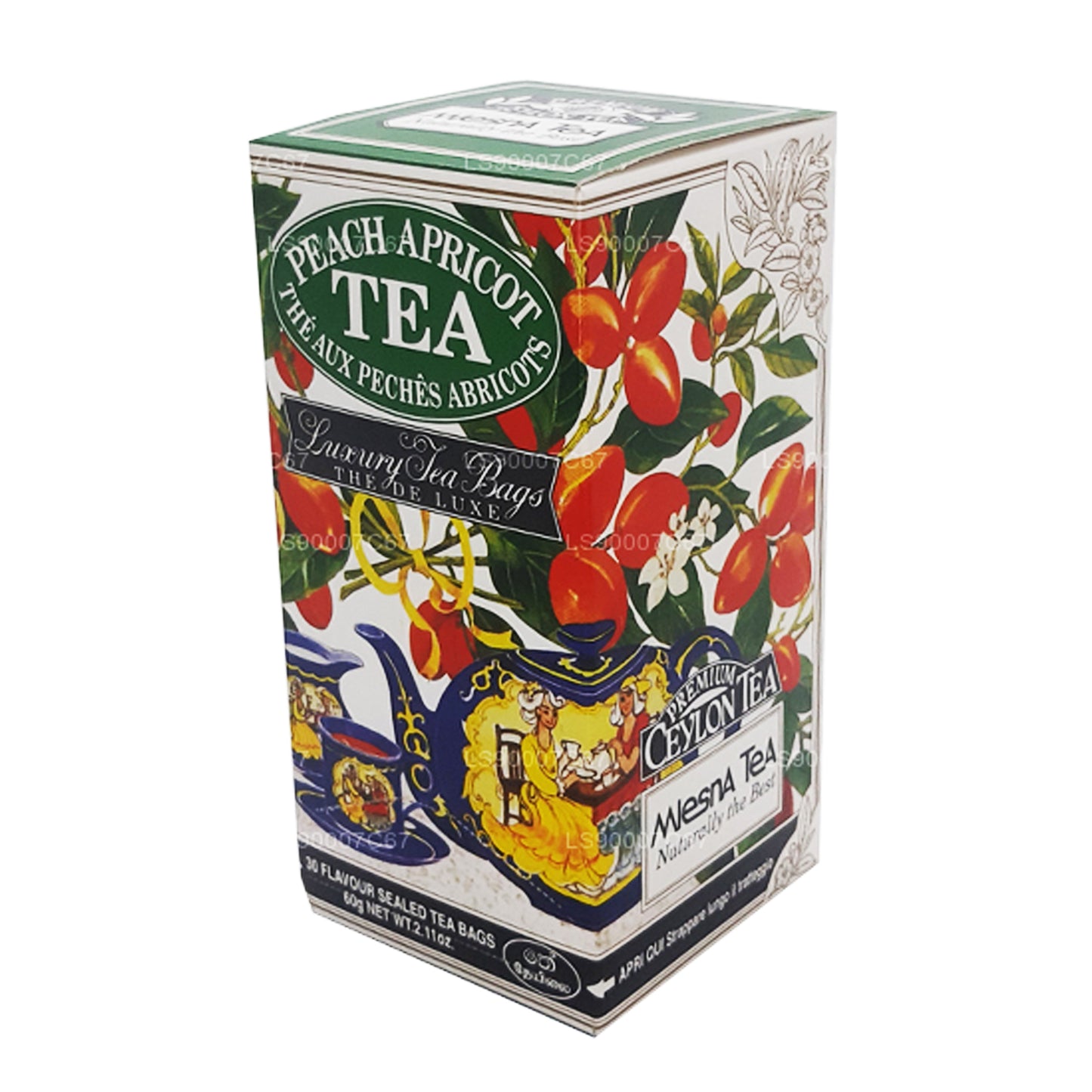 Mlesna Peach Apricot LuxuryTea Bags (60g)