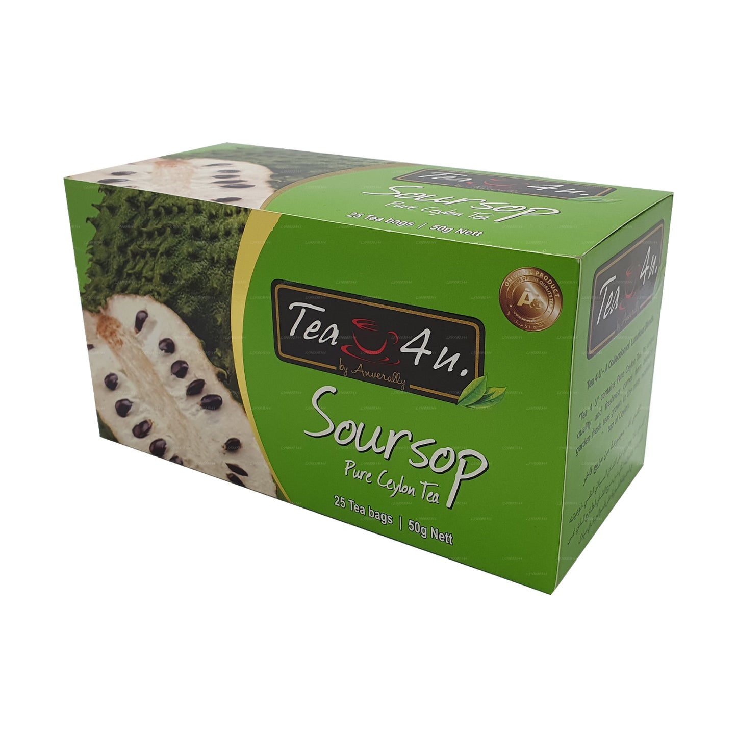 Tea4U Black Tea with Soursop (50g) 25 Tea Bags