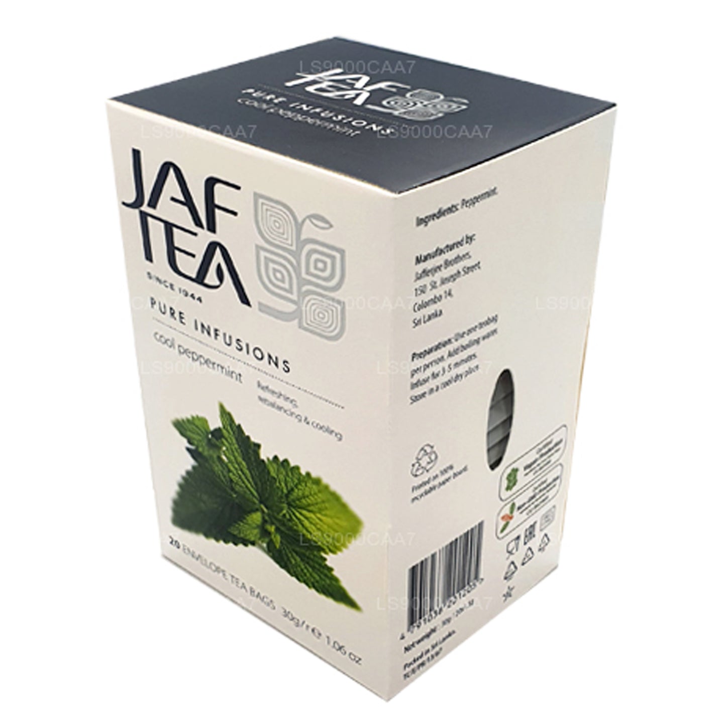 Jaf Tea Pure Infusions Cool Peppermint (30g) 20 Envelope Tea Bags