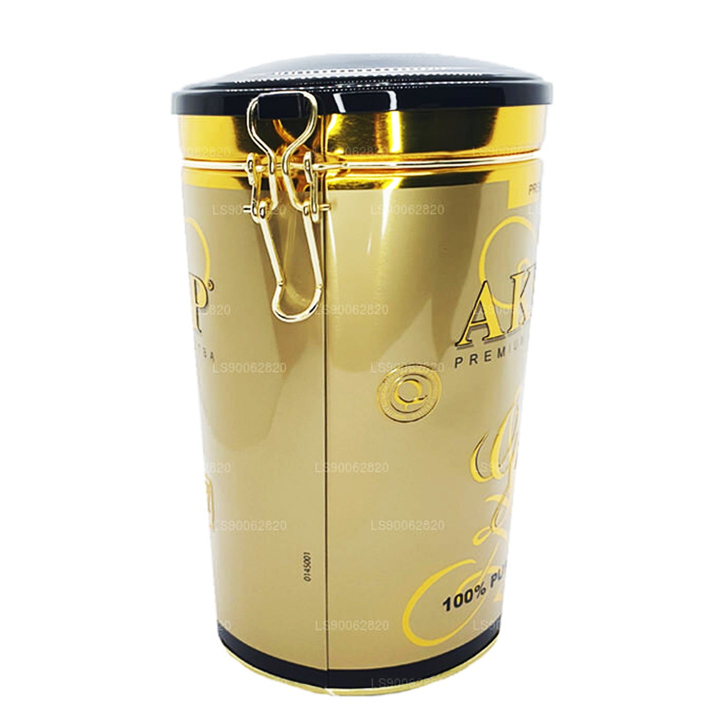 Akbar Premium Quality Gold Leaf Tea Caddy