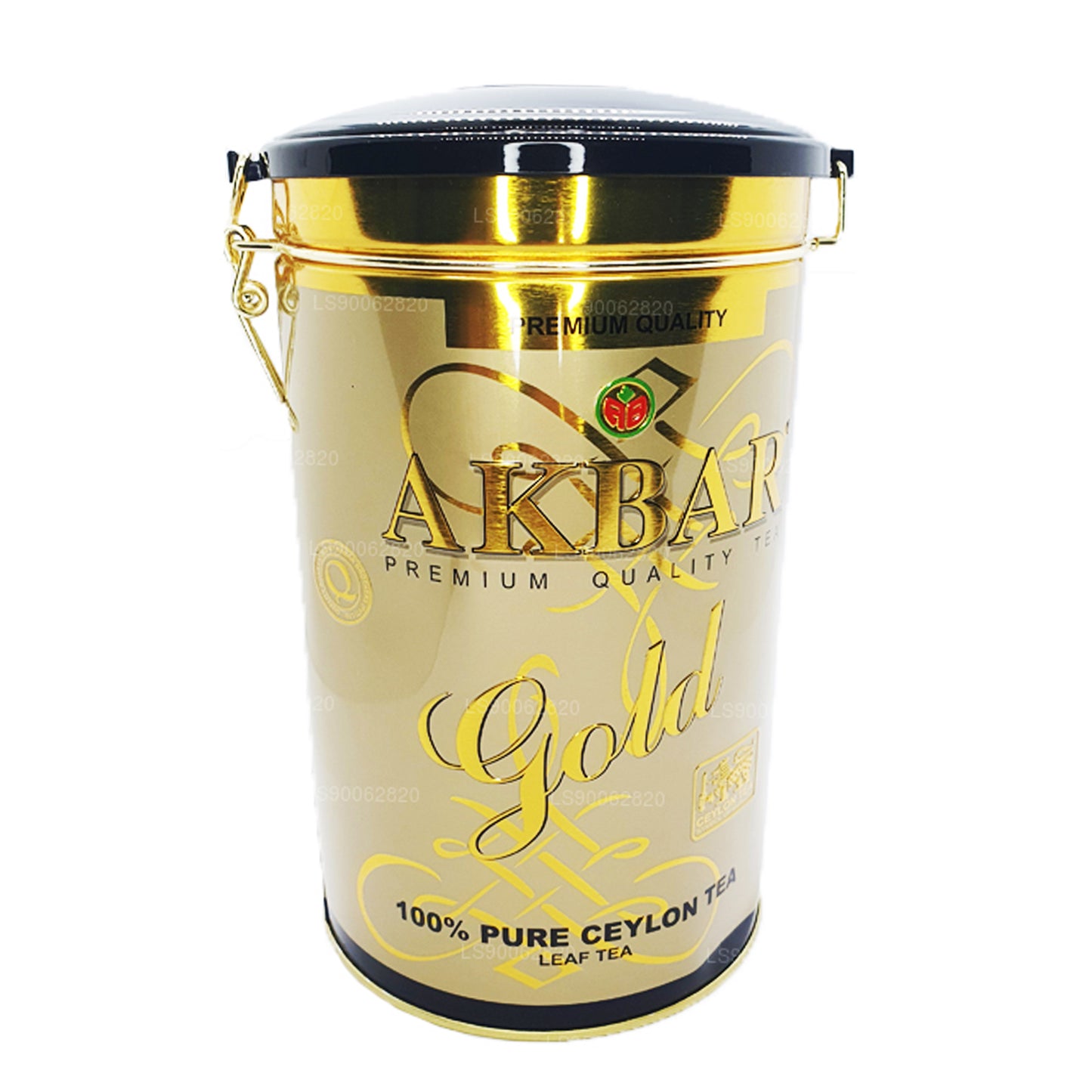 Akbar Premium Quality Gold Leaf Tea Caddy