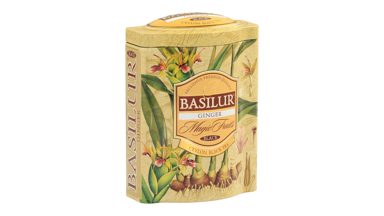 Basilur Pure Ceylon Black Tea with Ginger Caddy (100g)