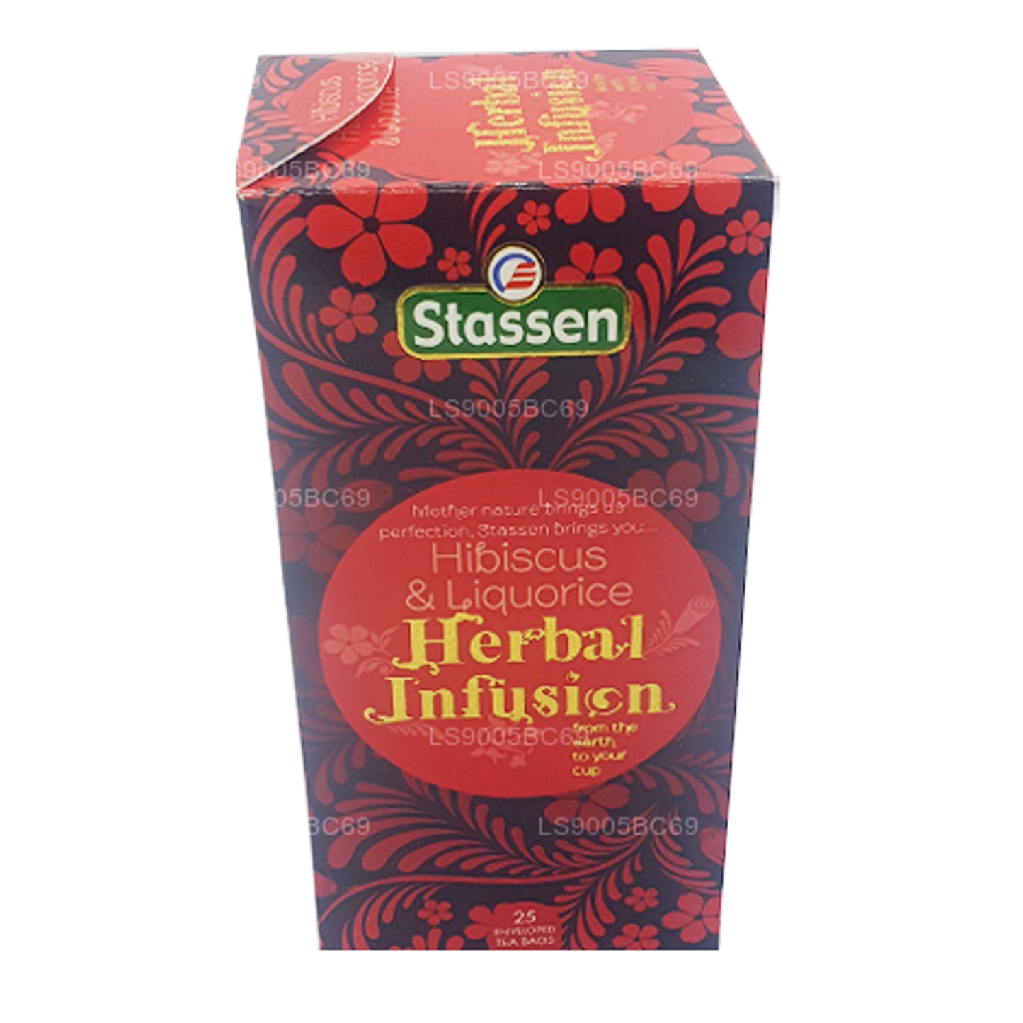 Stassen Hibiscus and Liquorice Herbal Infusion Tea (37.5g) 25 Tea Bags