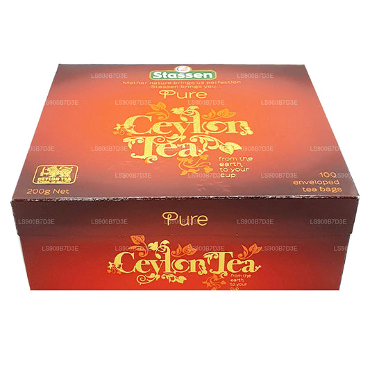 Stassen Pure Ceylon Black Tea (200g) 100 Tea Bags