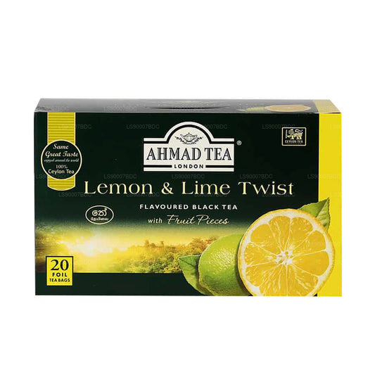 Ahmad Tea Lemon and Lime (40g) 20 Foil Tea Bags