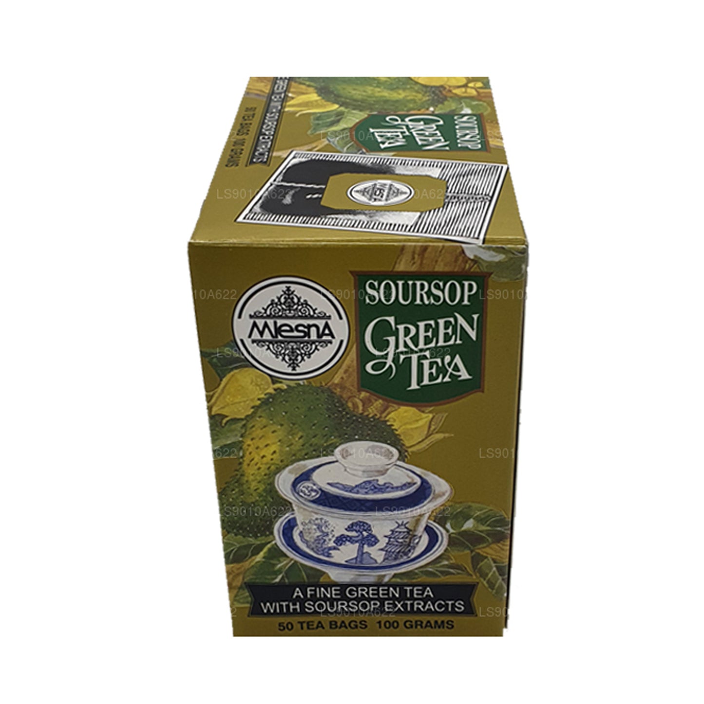 Mlesna Soursop Green Tea (100g) 50 Tea Bags