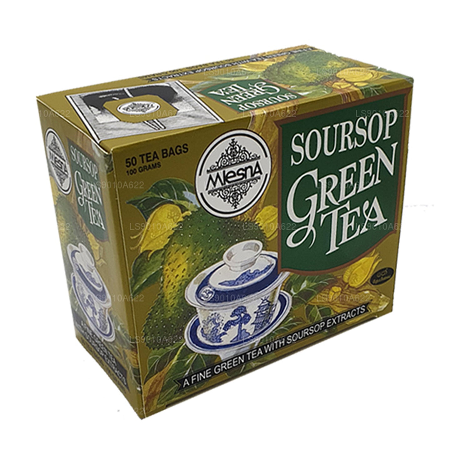 Mlesna Soursop Green Tea (100g) 50 Tea Bags