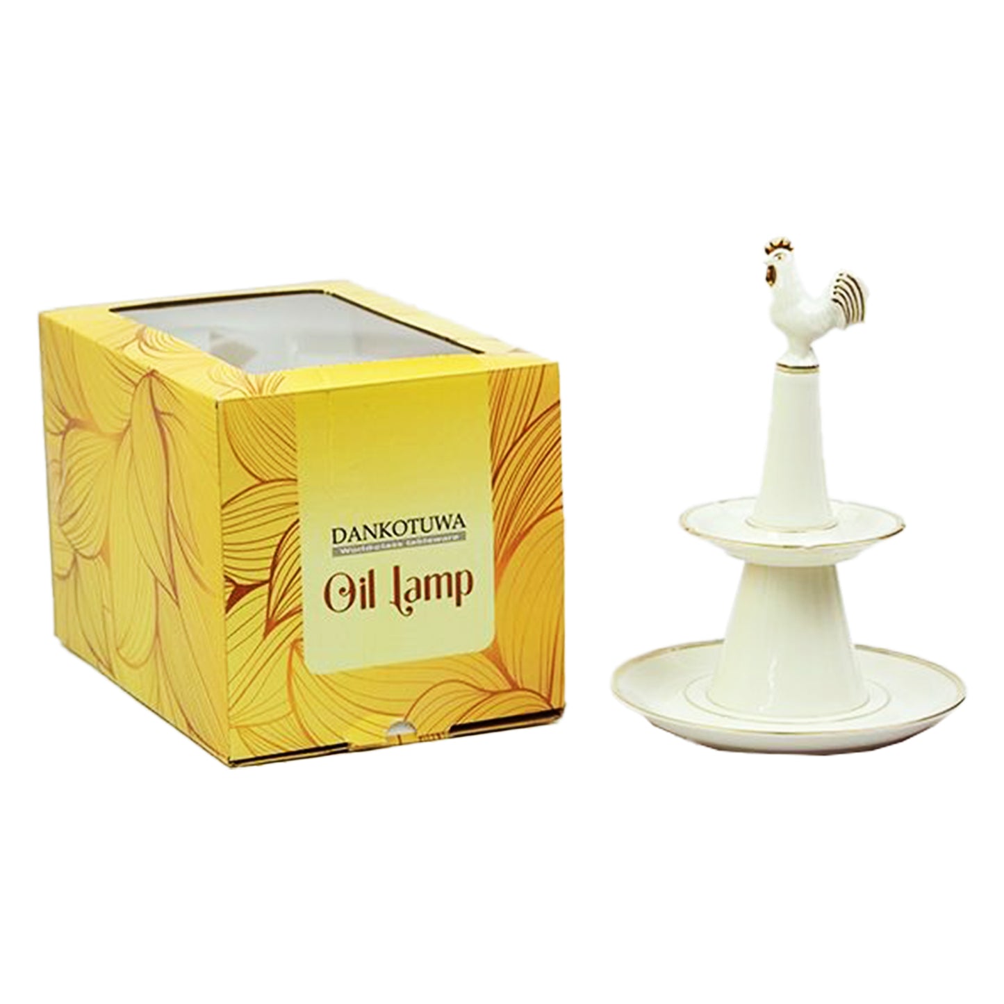 Dankotuwa Porcelain Ivory Oil Lamp