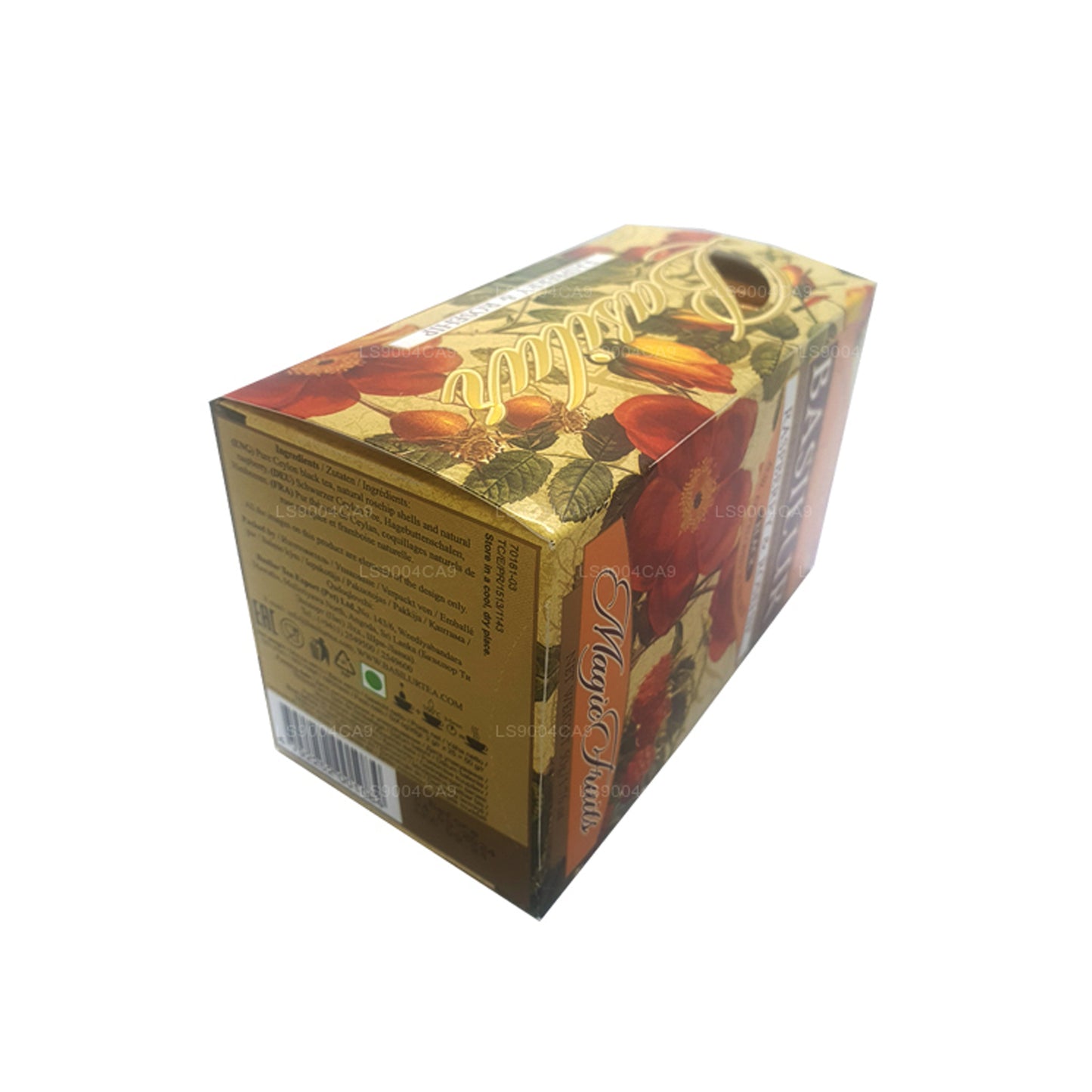 Basilur Magic Fruits Raspberry and Rosehip (50g) 25 Tea Bags