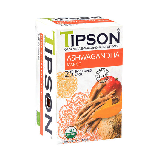 Tipson Organic Ashwagandha Mango Tea (30g)