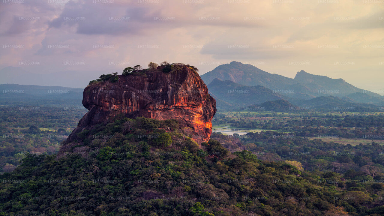 Sigiriya and Dambulla from Mount Lavinia