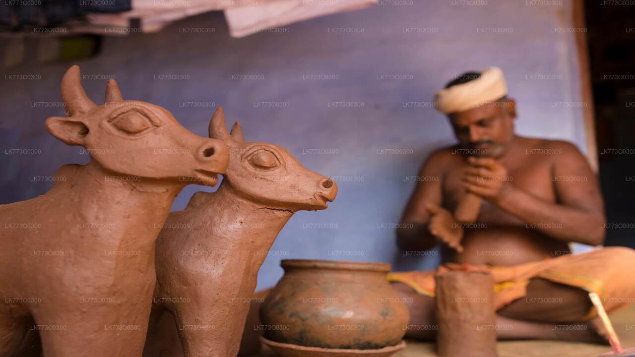 Pottery Village Cycling Tour from Pinnawala