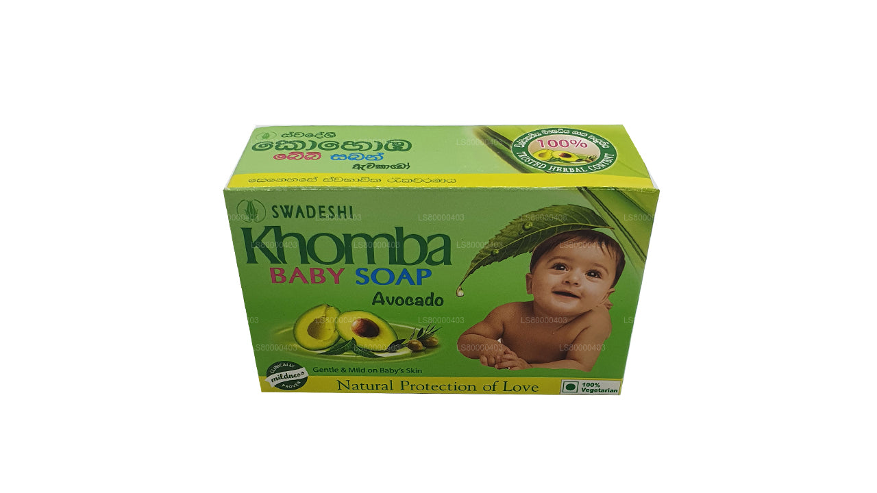 Swadeshi Khomba Baby Soap Avocado (90g)