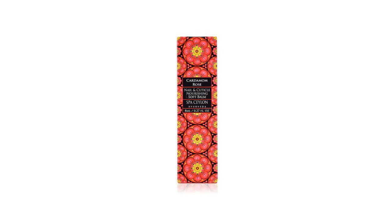 Spa Ceylon Cardamom Rose Nail and Cuticle Nourishing Soft Balm (8ml)