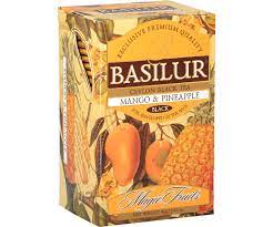 Basilur Tea Magic Fruits Mango and Pineapple Black Tea 20 Tea Bags (40g)