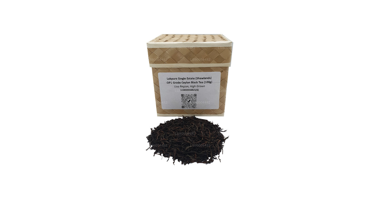 Lakpura Single Estate (Shawlands) OP1 Grade Ceylon Black Tea (100g)