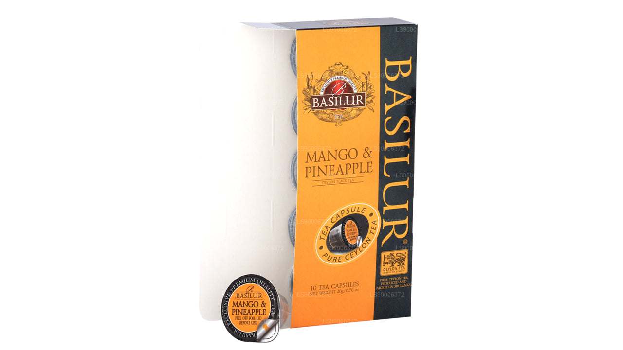 Basilur Tea Capsule "Mango & Pineapple" (20g) Box Board