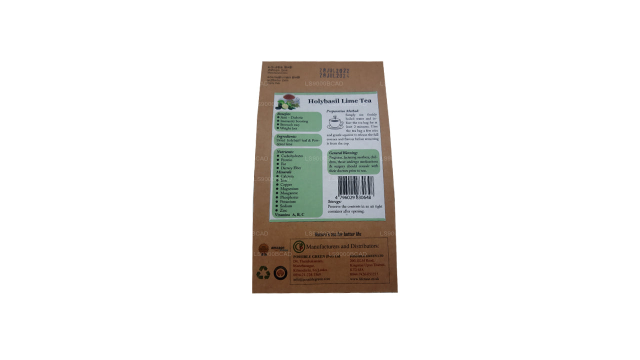 Lifetone Holy Basil Lime Tea (40g)