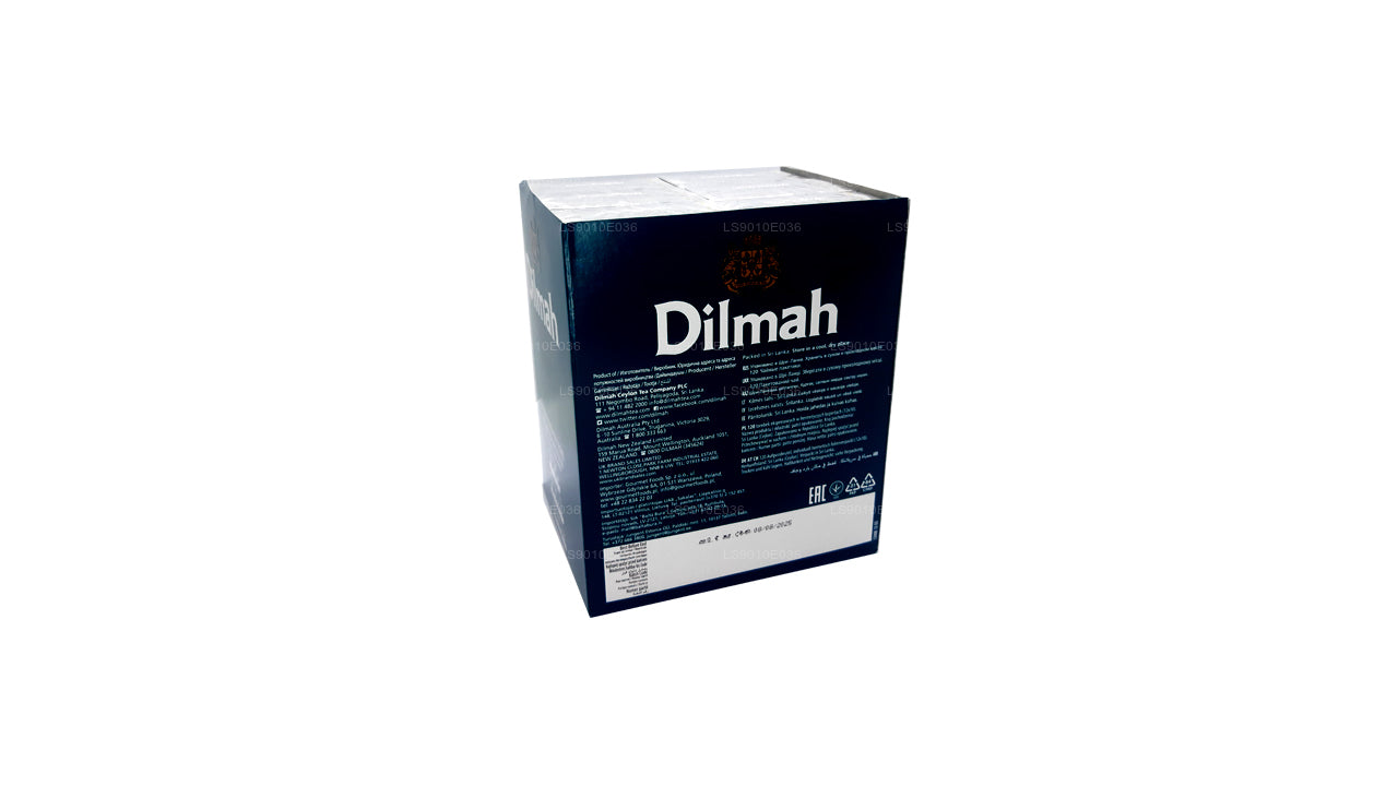 Dilmah Blackcurrant Flavored Tea (20g) 10 Individually Foil Wrapped Bags (12 Pack)