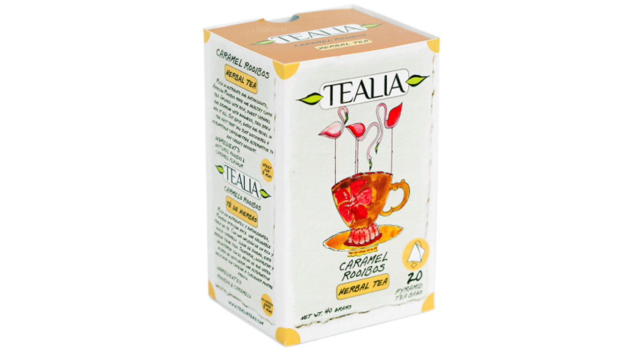 Tealia Caramel Rooibos - Pyramid Infusion Bags (40g)