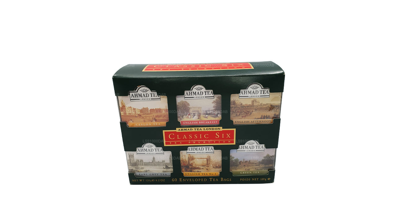 Ahmad Classic Six Tea Collection (6x10tb) 60 Paper TB (120g)